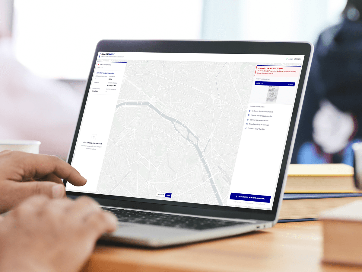 Data Cadastre - Interface moderne